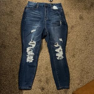 Curvy Super High Rise Ankle Jeggings